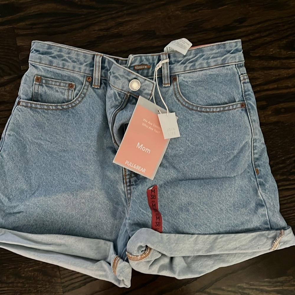 Pull& best Mom Jean shorts